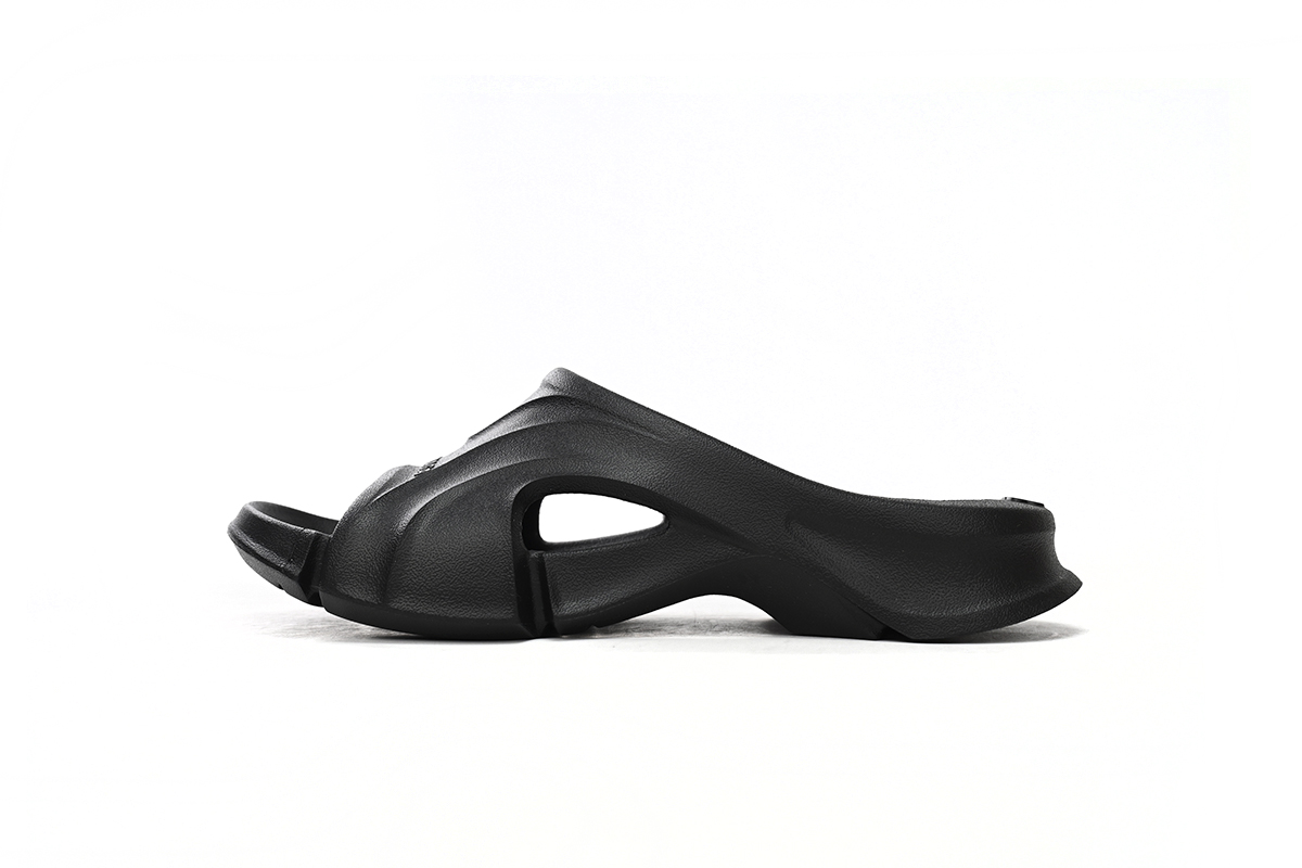 Balenciaga Mold Slide Sandal 'Black' 653874W3CE21000 - Trendy Footwear for Any Occasion