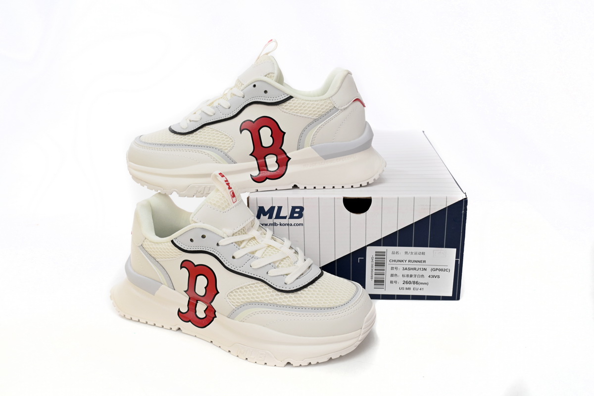 MLB Chunky Liner Boston Red Sox Sneakers 43IVS | Officially Licensed