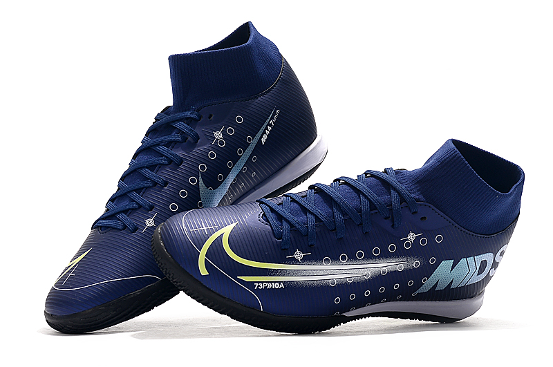 Nike Mercurial Superfly 7 Academy MDS IC Blue BQ5430-401 - Elite Indoor Soccer Shoes