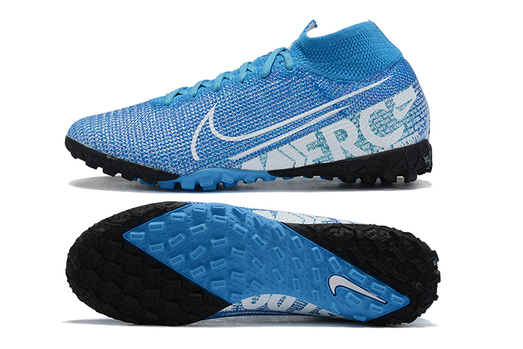 Nike Mercurial Superfly VI Elite TF Football Boot - Blue Black | High-performance Turf Shoes