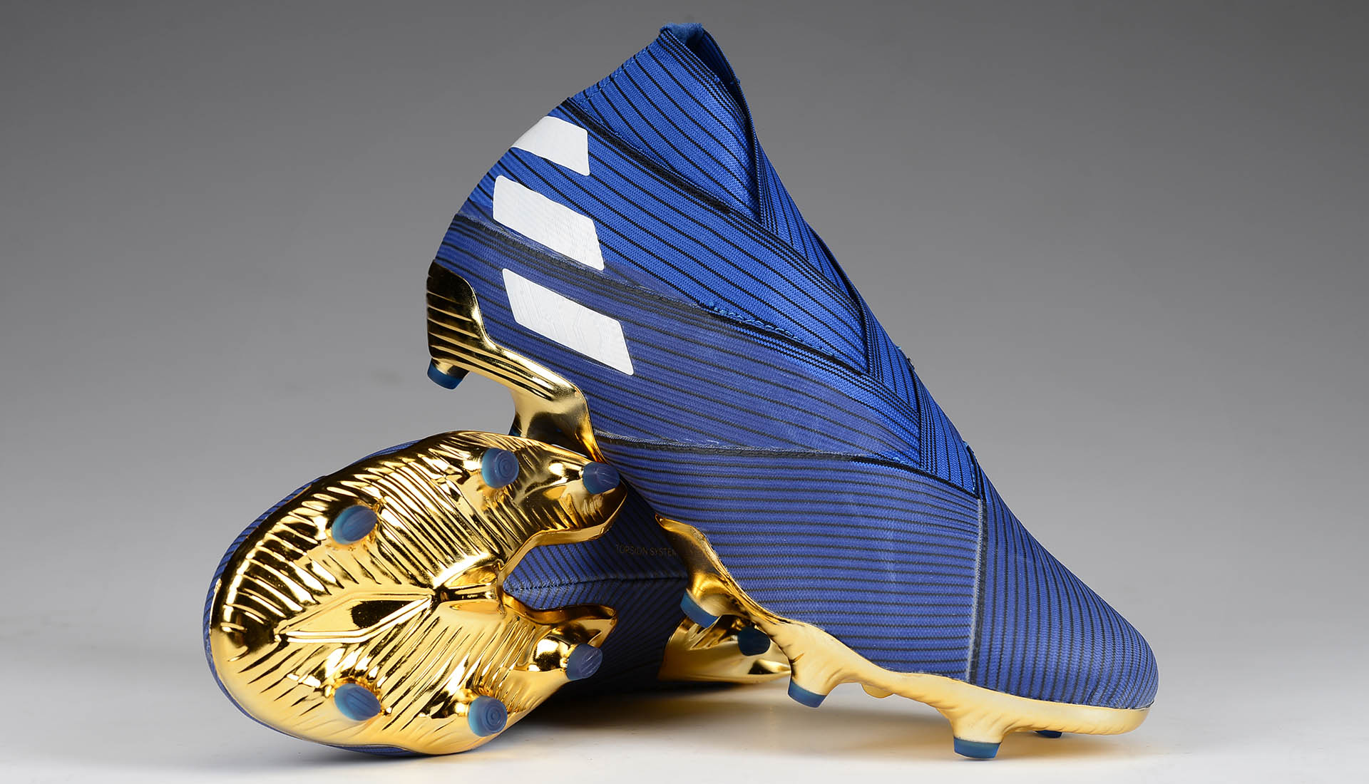 Adidas Nemeziz 19+ FG 'Football Blue Gold' F34406: Superior Performance for Winning Matches