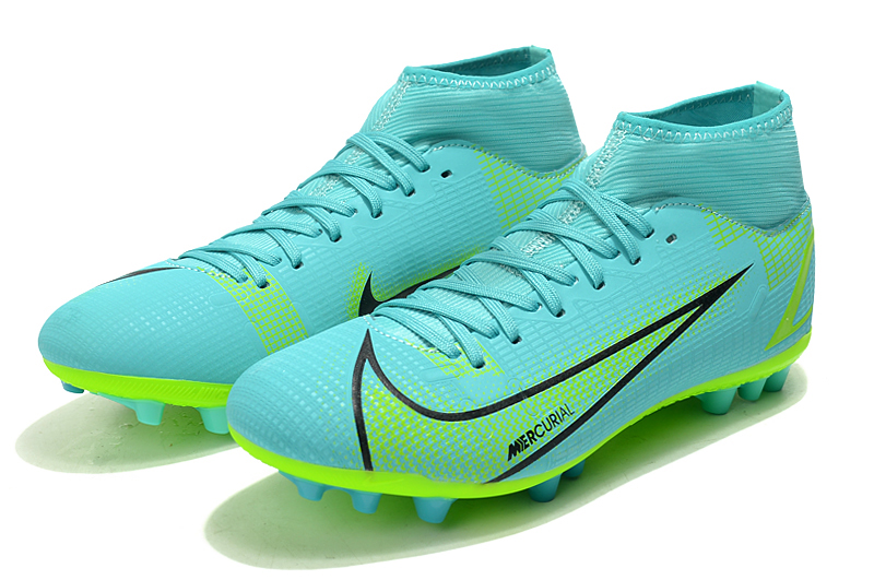 Nike Mercurial Superfly 8 Academy AG Soccer Cleat - Dynamic Turquoise Lime Glow - CV0842-403