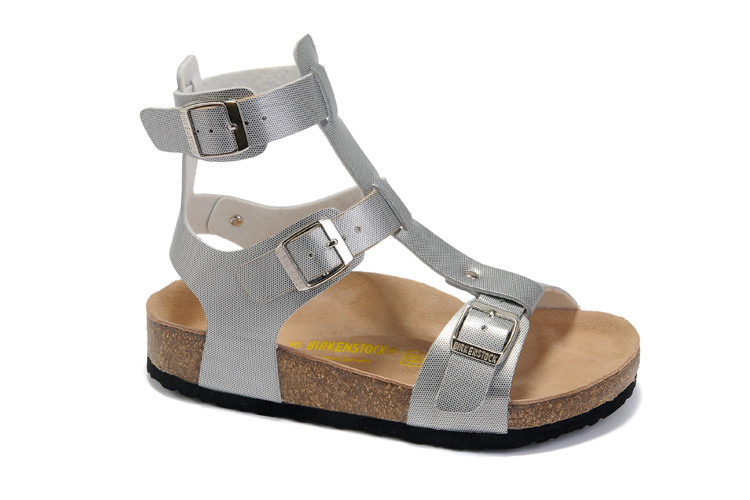 Buy Birkenstock Chania Snakeskin Silver Sandals - Trendy & Comfortable Buy Birkenstock Chania Snakeskin Silver Sandals - Trendy & Comfortable