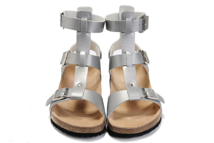 Buy Birkenstock Chania Snakeskin Silver Sandals - Trendy & Comfortable Buy Birkenstock Chania Snakeskin Silver Sandals - Trendy & Comfortable