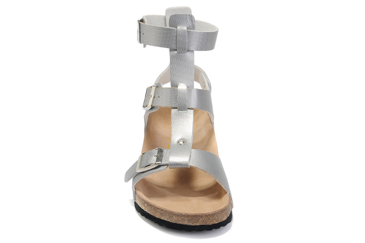 Buy Birkenstock Chania Snakeskin Silver Sandals - Trendy & Comfortable Buy Birkenstock Chania Snakeskin Silver Sandals - Trendy & Comfortable