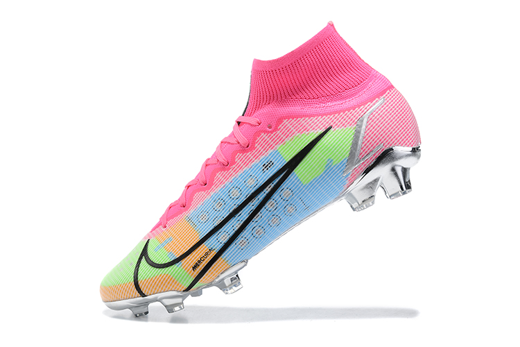 Nike Mercurial Superfly 8 Elite FG White Pink Metallic Silver Mulitcolor - Ultimate Performance for Soccer Players