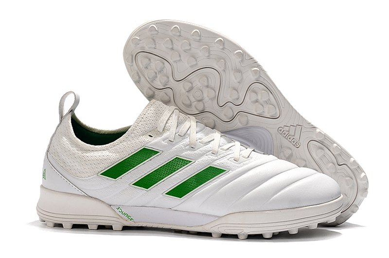 Adidas Copa 20.1 Tf White Green - Premium Turf Football Shoes