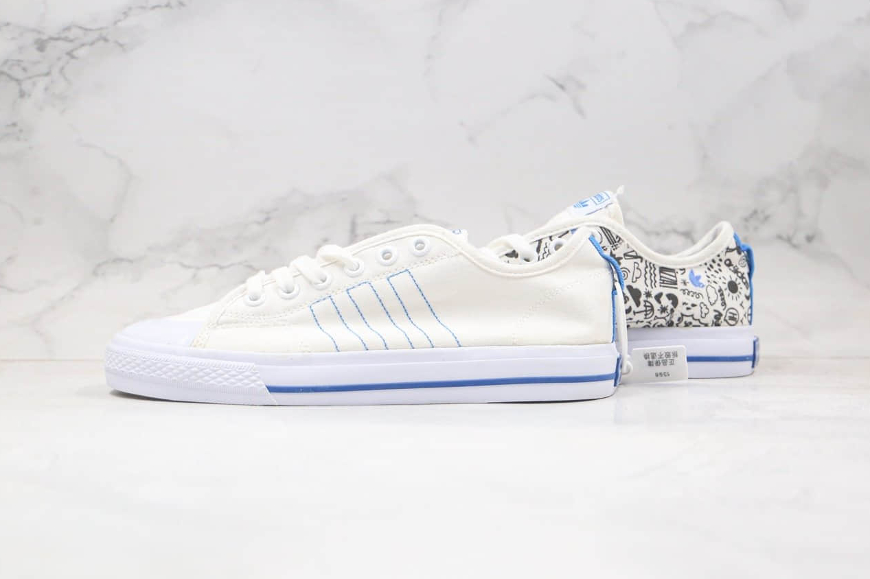 Adidas Nizza RF White Blue Bird FY3090 - Stylish and Comfortable Sneakers