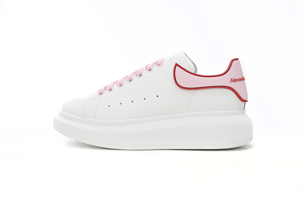 Alexander McQueen White Pink Carnelian Red Oversized 621056WHXMT9633