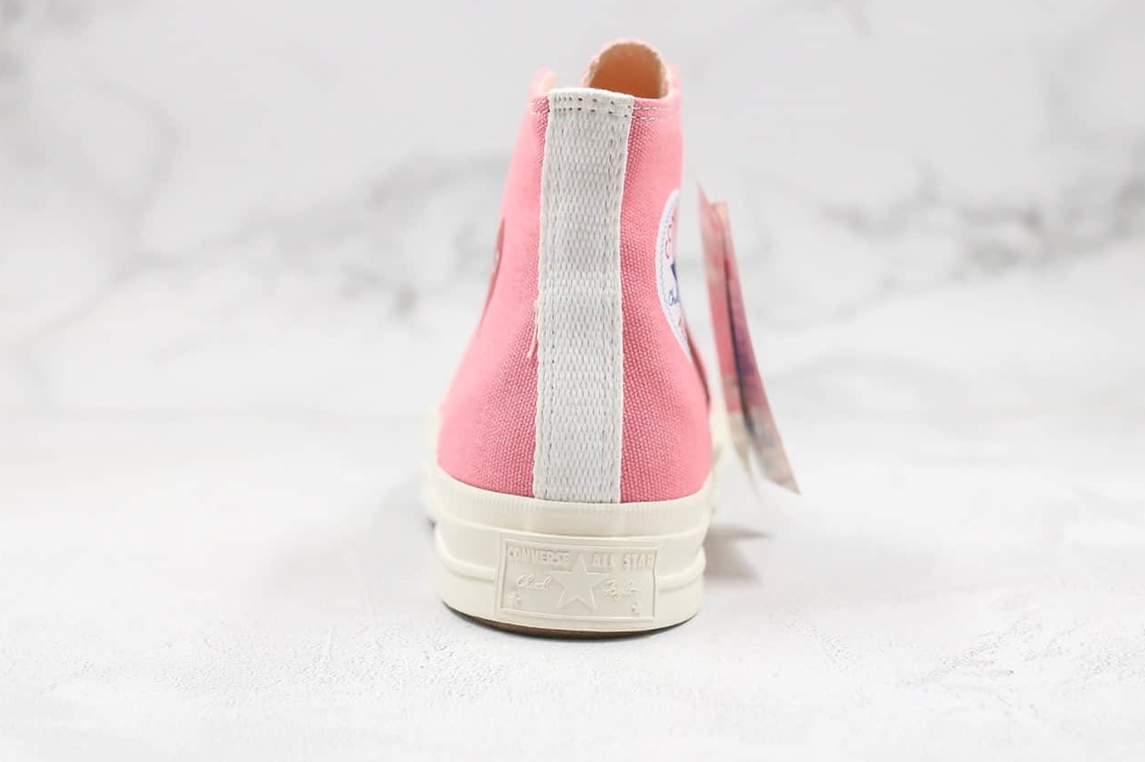 Converse Chuck Taylor All-Star 70 Hi Comme Des Garcons Play Bright Pink - Stylish and Playful Sneakers | Free Shipping
