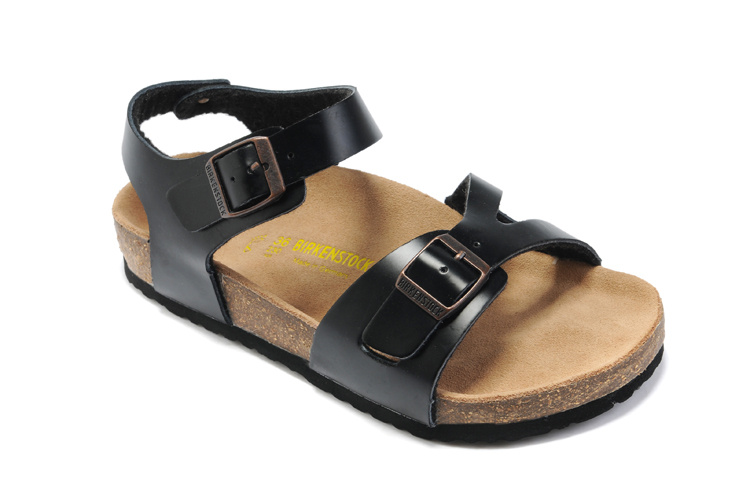 Birkenstock Rio Black Leather Sandals - Stylish and Comfortable Footwear