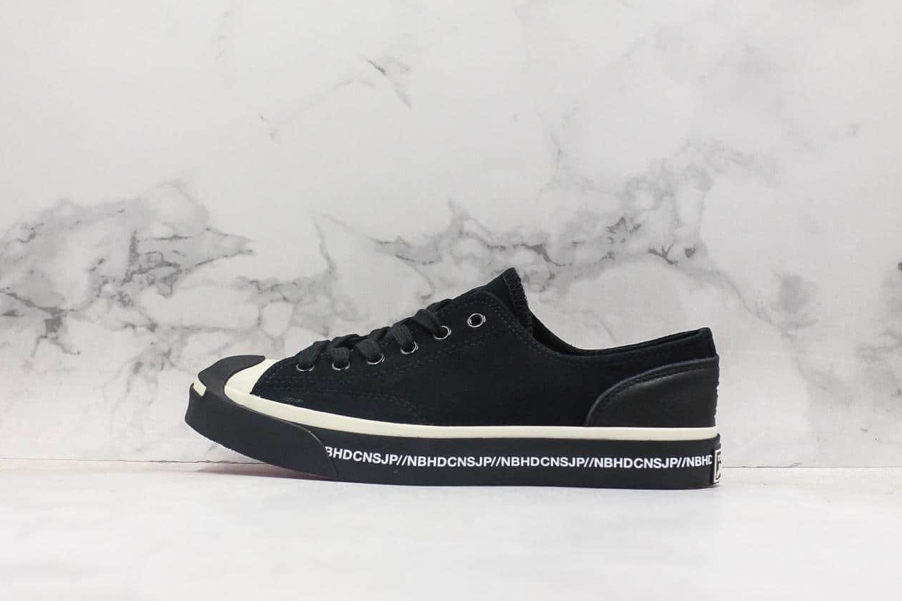 Converse NEIGHBORHOOD x Jack Purcell Low 'Black' 165604C - Exclusive Collaboration Sneakers