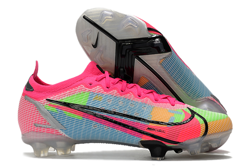 Nike Mercurial Vapor XIV Elite FG White Black Pink Multicolor - Premium Soccer Cleats