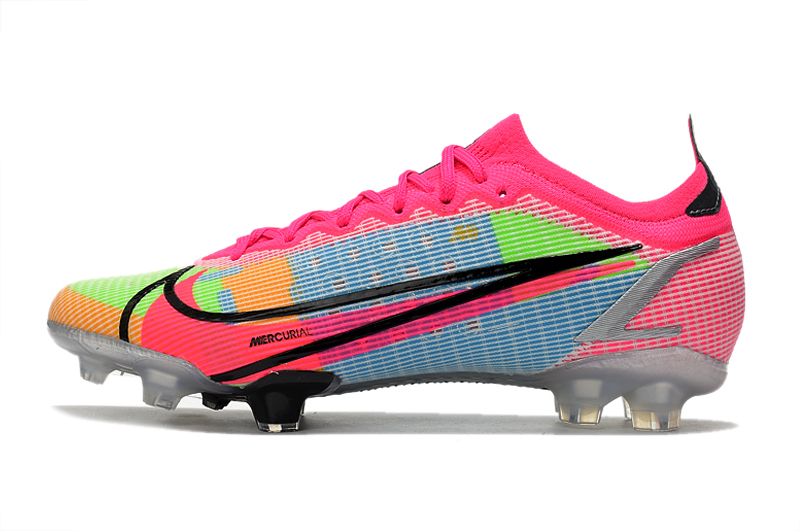 Nike Mercurial Vapor XIV Elite FG White Black Pink Multicolor - Premium Soccer Cleats