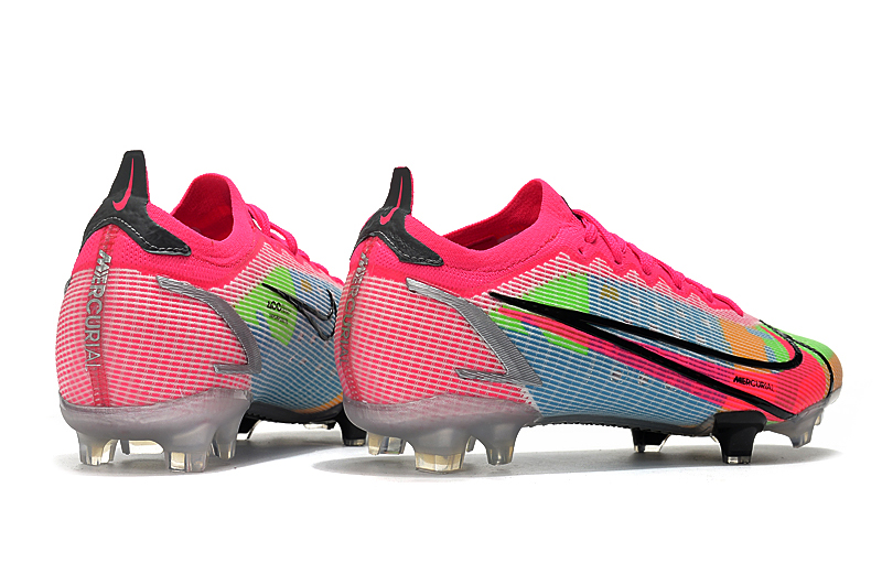 Nike Mercurial Vapor XIV Elite FG White Black Pink Multicolor - Premium Soccer Cleats