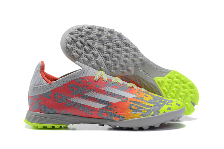 Adidas X Speedflow.3 Soccer Shoes FY3311 - Grey Pink Yellow | Shop Now