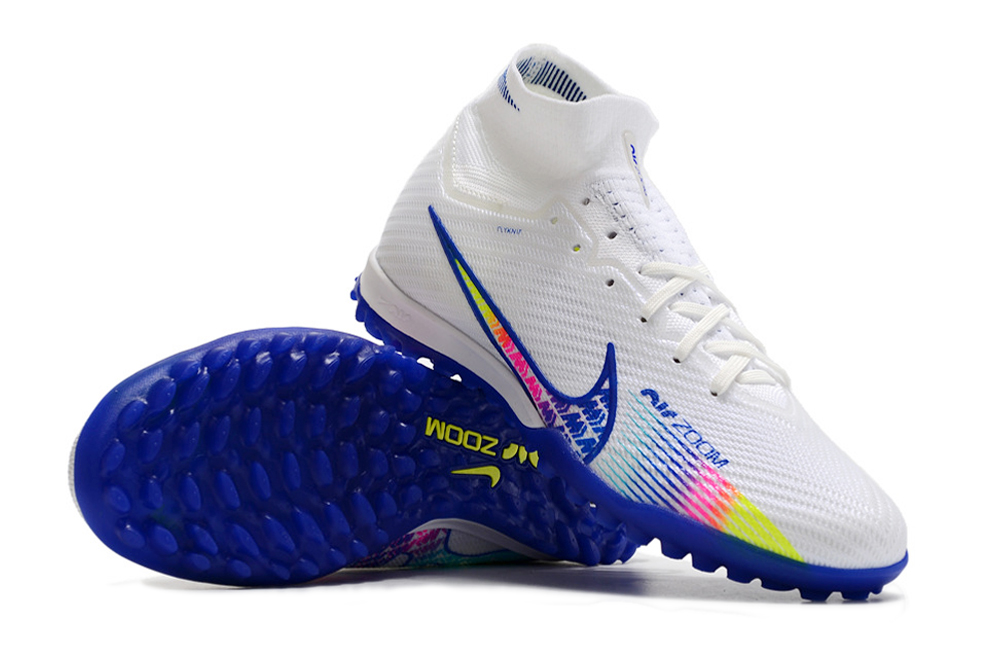 Nike Air Zoom Mercurial Superfly 9 Elite TF - White Blue Multicolor | Shop Nike Air Zoom Mercurial Superfly Online