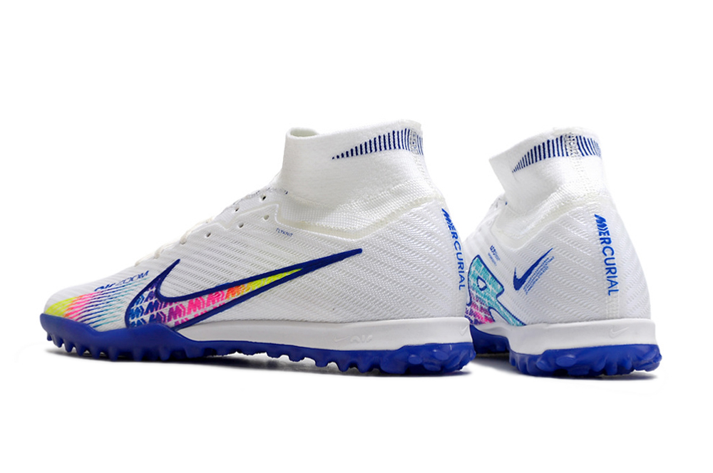 Nike Air Zoom Mercurial Superfly 9 Elite TF - White Blue Multicolor | Shop Nike Air Zoom Mercurial Superfly Online