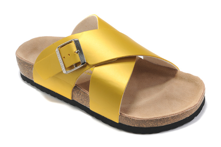 Birkenstock Guam Yellow Leather Sandals: Stylish Comfort for Every Step