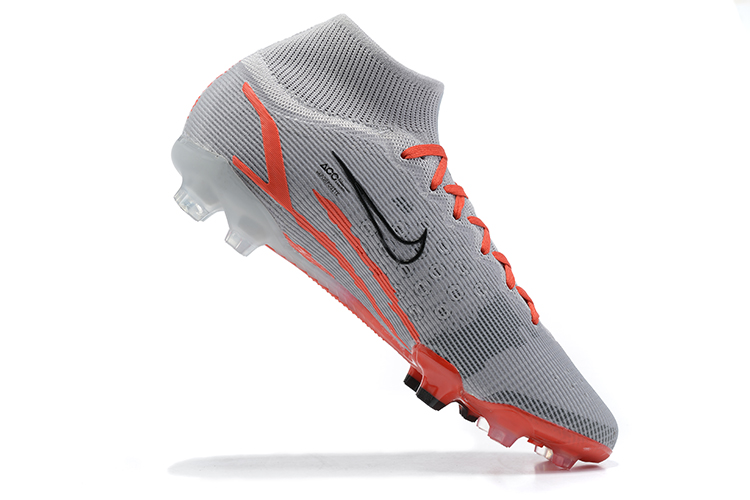 Nike Mercurial Superfly 8 Elite FG Grey Orange Black - Quality Football Cleats