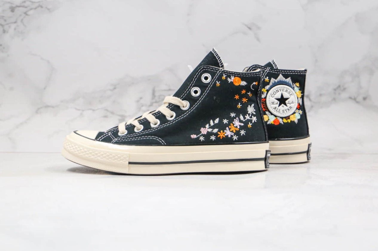 Converse Chuck Taylor 70s Embroidery High Tops Black - Limited Edition