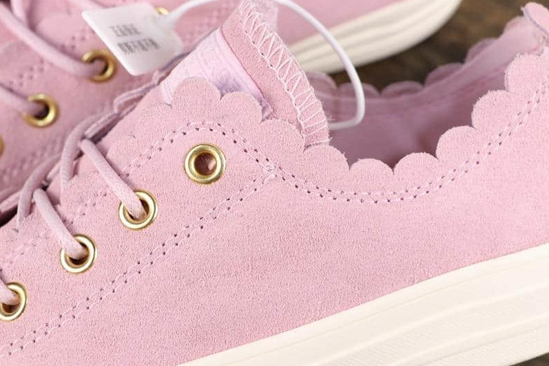 Converse Chuck Taylor All Star Low 'Frilly Thrills Pink Foam' 563416C - Stylish and Chic Women's Sneakers