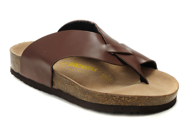 Birkenstock Birki Leather Brown Sandals - Premium Comfort & Style Birkenstock Birki Leather Brown Sandals - Premium Comfort & Style