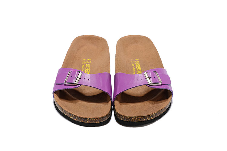 Birkenstock Madrid Big Buckle Purple Orchid | Nubuck Leather