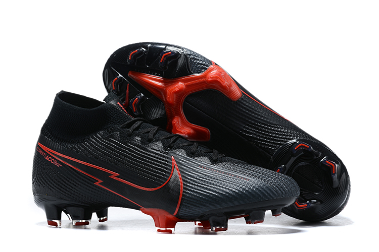 Nike Mercurial Superfly 7 Elite FG Black Red AQ4174-060 | Premium Soccer Cleats