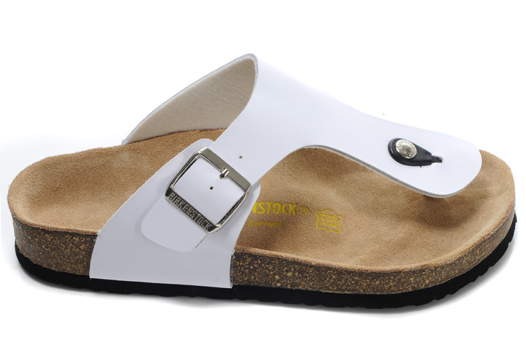 Birkenstock Gizeh White Leather Sandals - Ultimate Footwear Comfort Birkenstock Gizeh White Leather Sandals - Ultimate Footwear Comfort