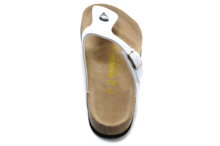 Birkenstock Gizeh White Leather Sandals - Ultimate Footwear Comfort Birkenstock Gizeh White Leather Sandals - Ultimate Footwear Comfort