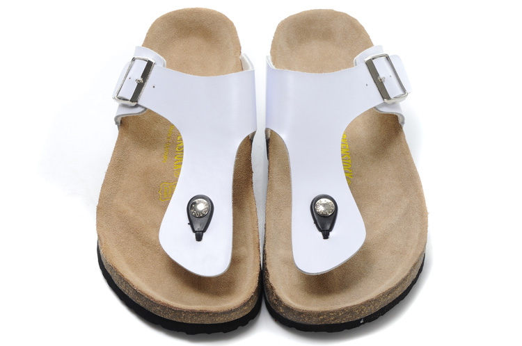 Birkenstock Gizeh White Leather Sandals - Ultimate Footwear Comfort Birkenstock Gizeh White Leather Sandals - Ultimate Footwear Comfort