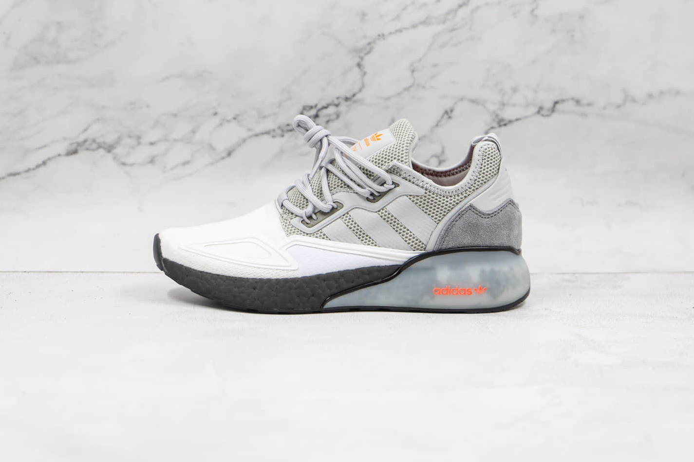 Adidas ZX 2K Boost 'White Grey' H67573 - Stylish and Comfortable Footwear