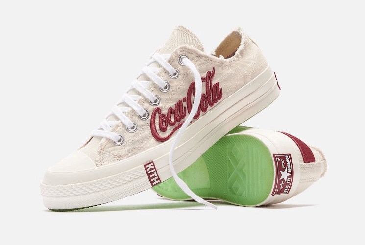 Converse Kith x Coca-Cola x Chuck 70 Low 'Parchment' - Limited Edition Collaboration