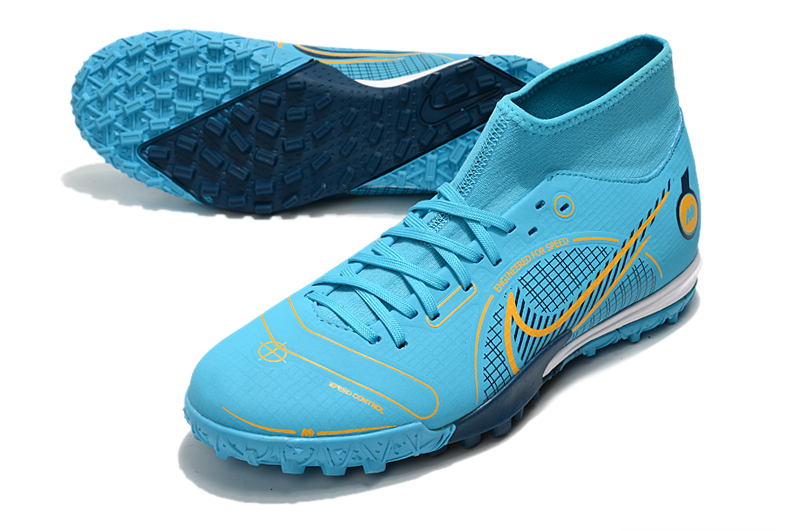 Nike Mercurial Superfly 8 Academy TF 'Chlorine Blue' Soccer Shoes - DJ2878-484