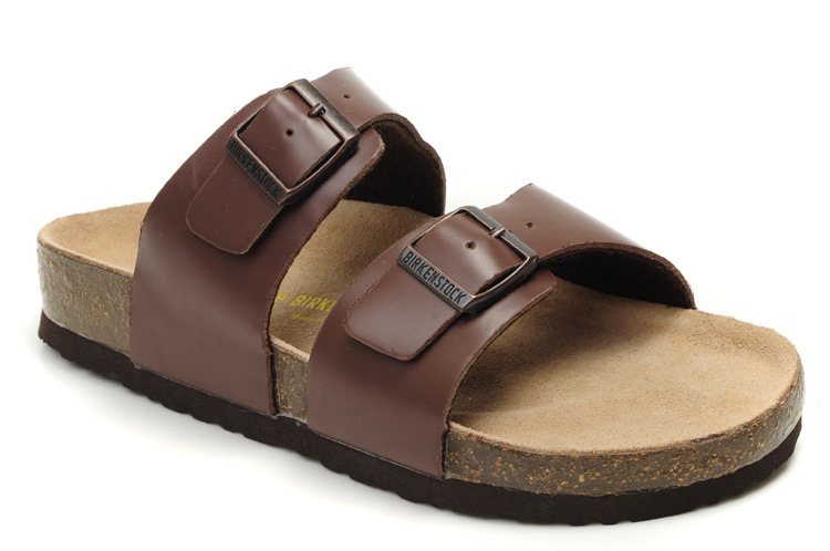 Birkenstock Sydney Brown Leather Sandals - Stylish and Comfy!