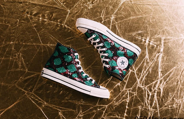 Converse Chuck 70 High 'Snake Pattern - Red Green' 166561C - Stylish and Vibrant Sneakers for Fashion-forward Men