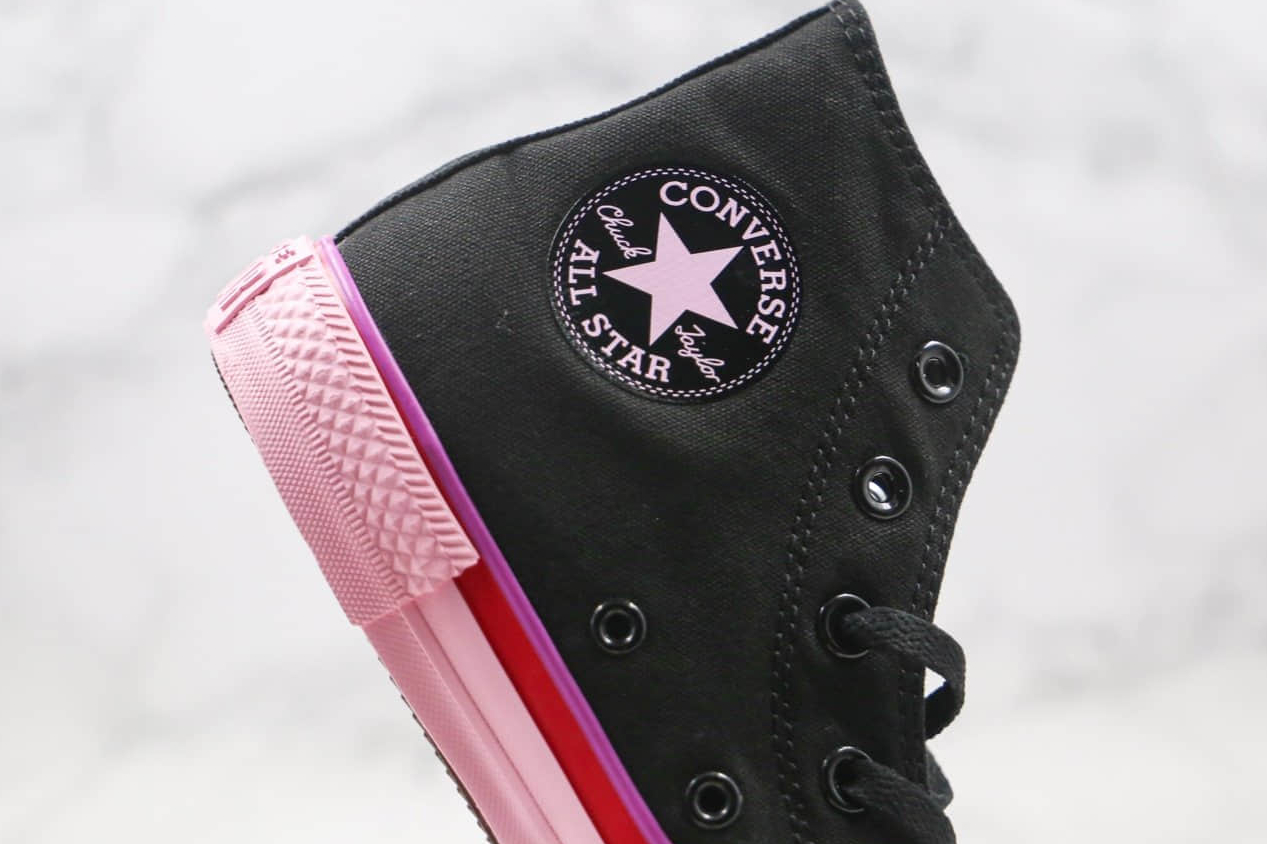 Converse Chuck Taylor All Star Black Pink 568804C - Stylish and Bold Sneakers Available Now