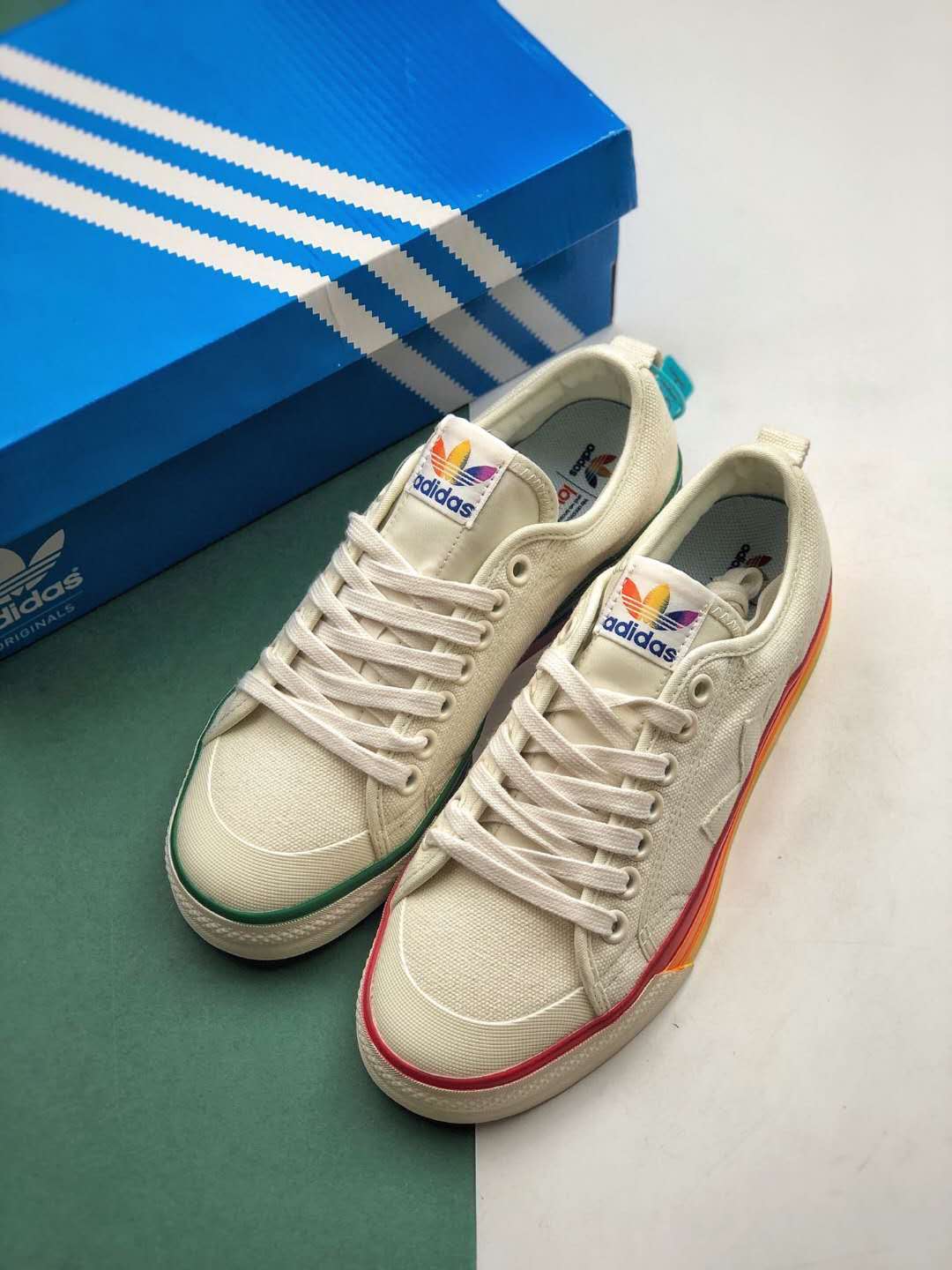 Adidas Nizza 'Pride' EF2319 - Colorful Sneakers for Stylish Pride Celebrations