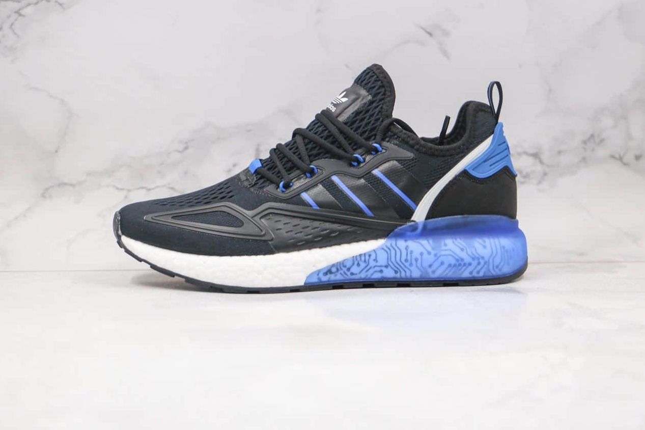 Adidas ZX 2K Boost Black Bright Royal FY1458 - Shop Now!