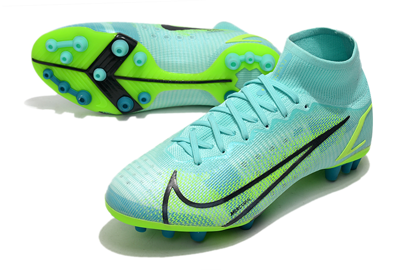 Nike Mercurial Superfly 8 Elite DF AG-Pro Dynamic Turq Lime Glow - Top Performance AG Pro Soccer Cleats