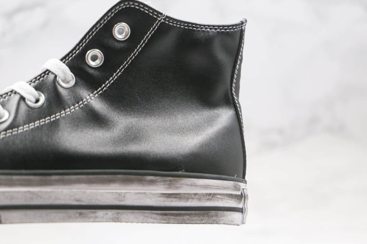Converse Chuck Taylor All Star Vintage Leather 'Black White' 158575C | Classic Stylish Sneakers