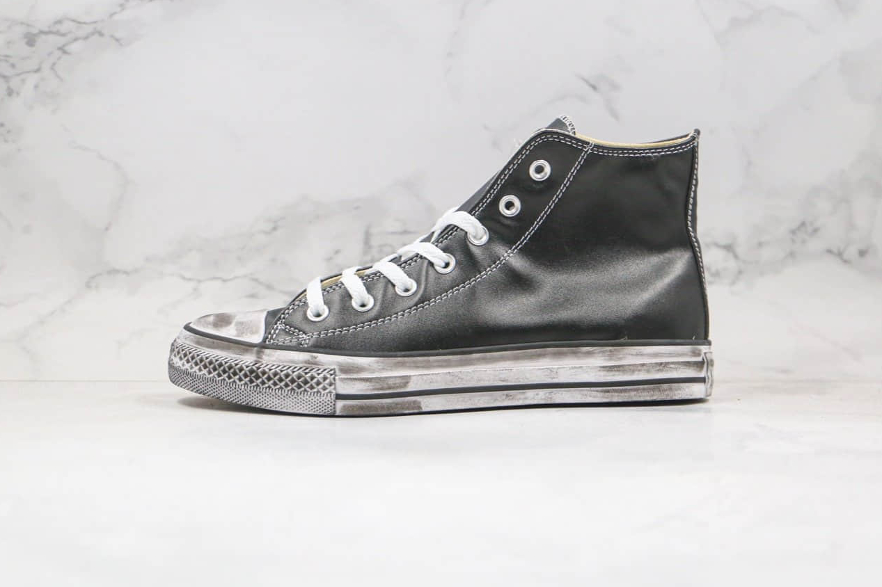 Converse Chuck Taylor All Star Vintage Leather 'Black White' 158575C | Classic Stylish Sneakers