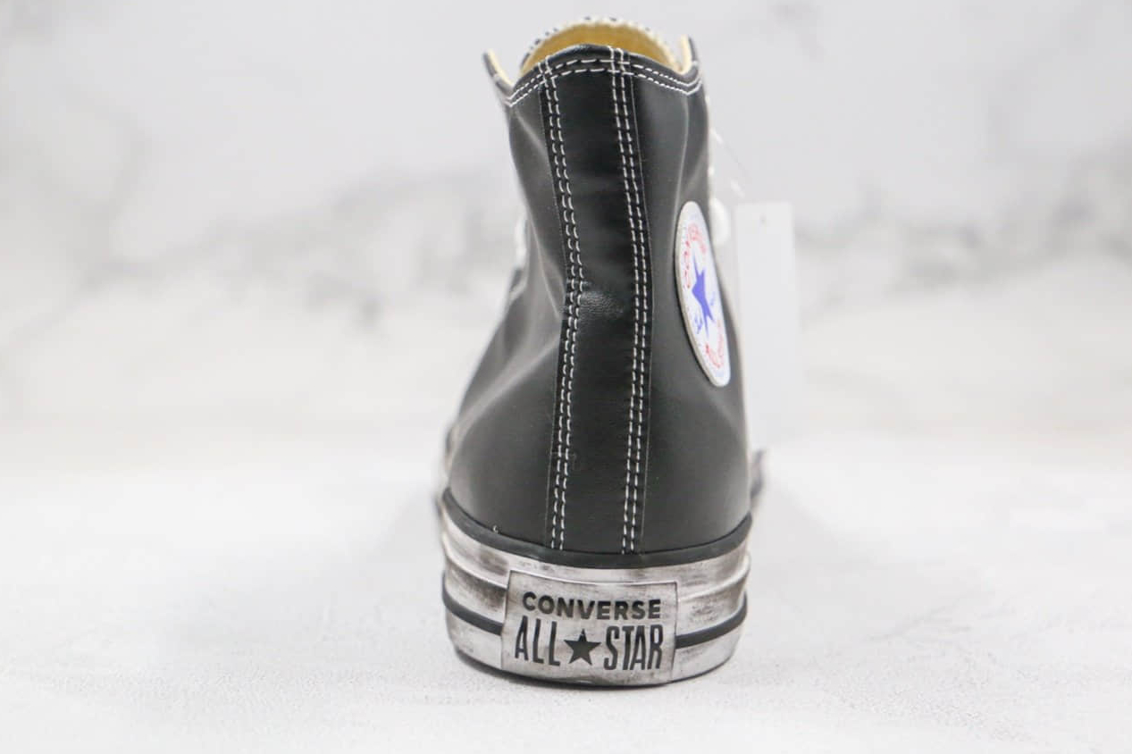 Converse Chuck Taylor All Star Vintage Leather 'Black White' 158575C | Classic Stylish Sneakers