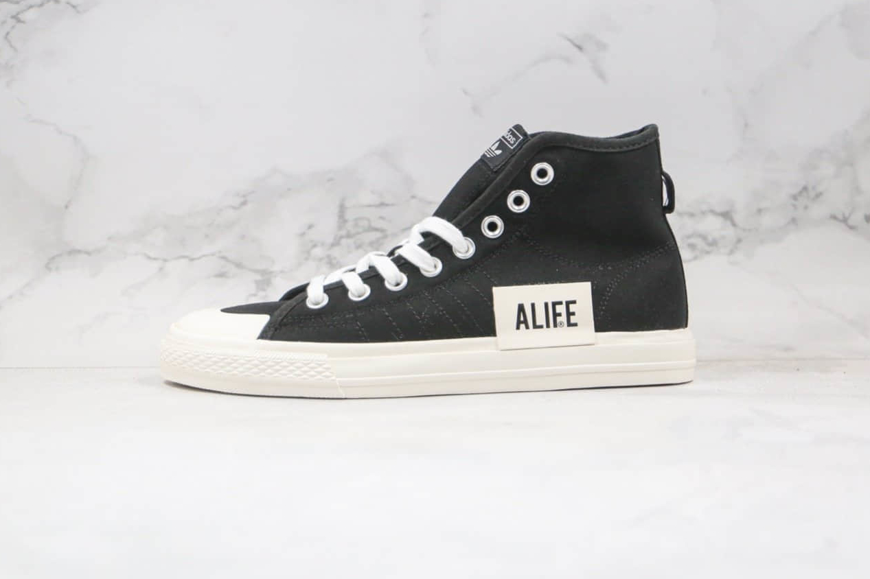 Adidas ALIFE x Nizza High 'Black' FX2623 - Stylish and Versatile Sneakers