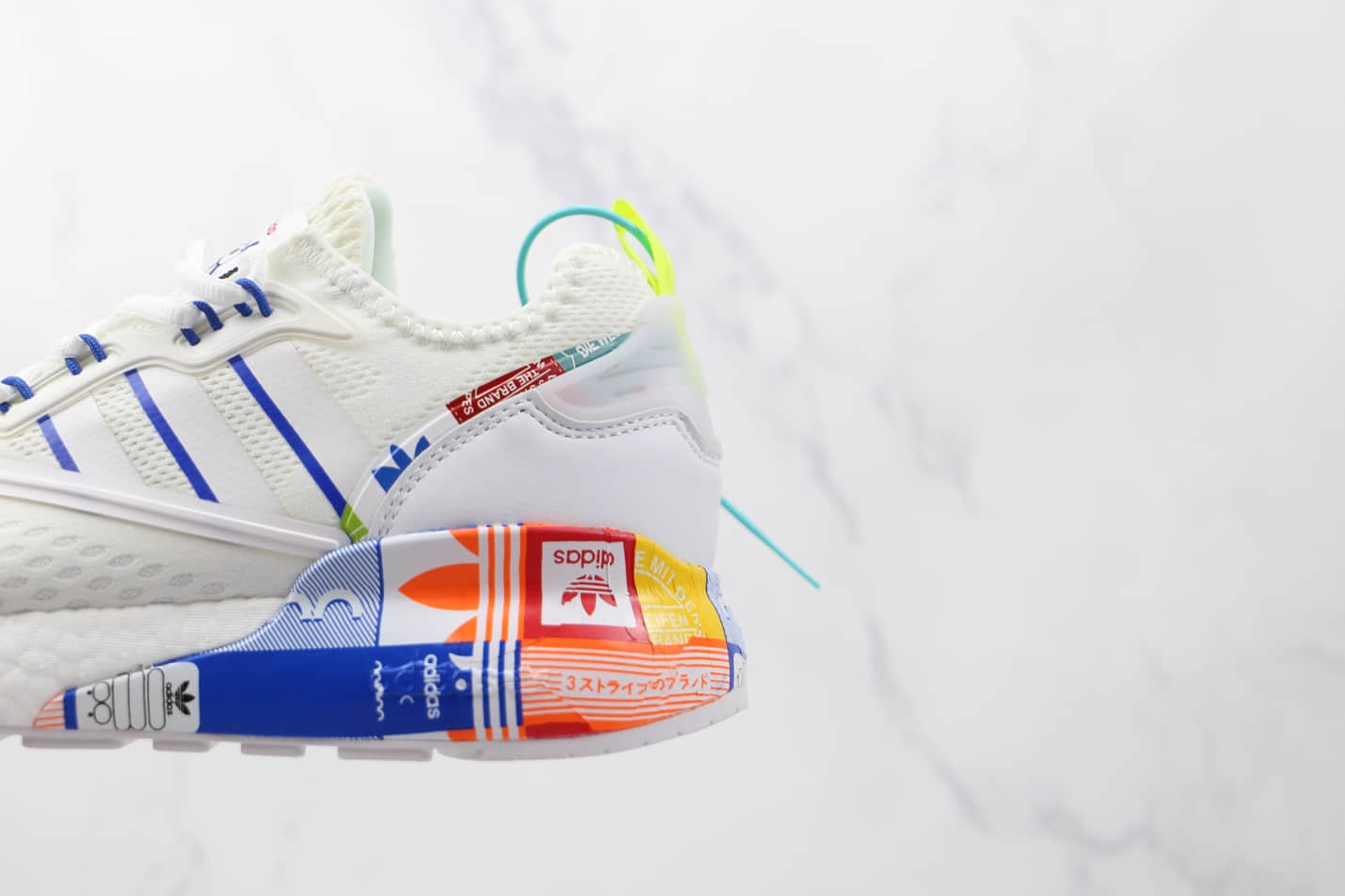 Adidas ZX 2K Boost 'Multi-Color Logos' GX2718 – Stylish & Comfortable Sneakers