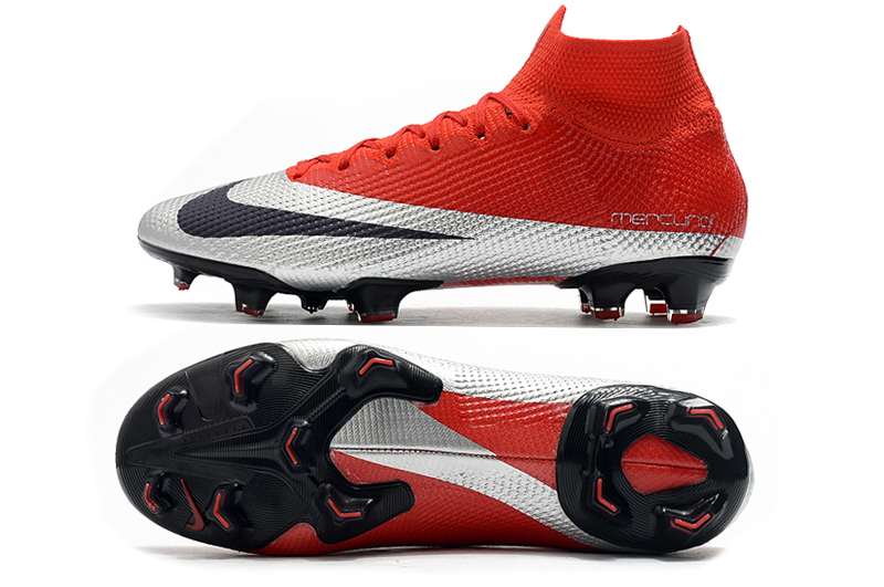 Nike Mercurial Superfly 7 Elite SE FG - Deep Red Silver Black Football Boots