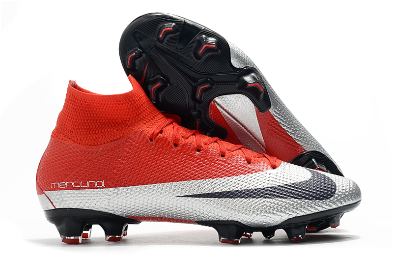Nike Mercurial Superfly 7 Elite SE FG - Deep Red Silver Black Football Boots