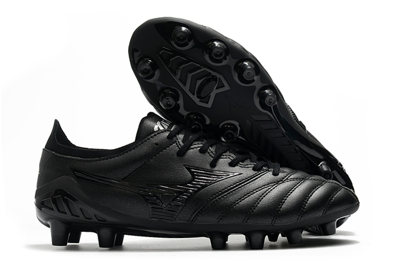 Mizuno Morelia Neo III Beta Japan Fg - All Black Soccer Boots
