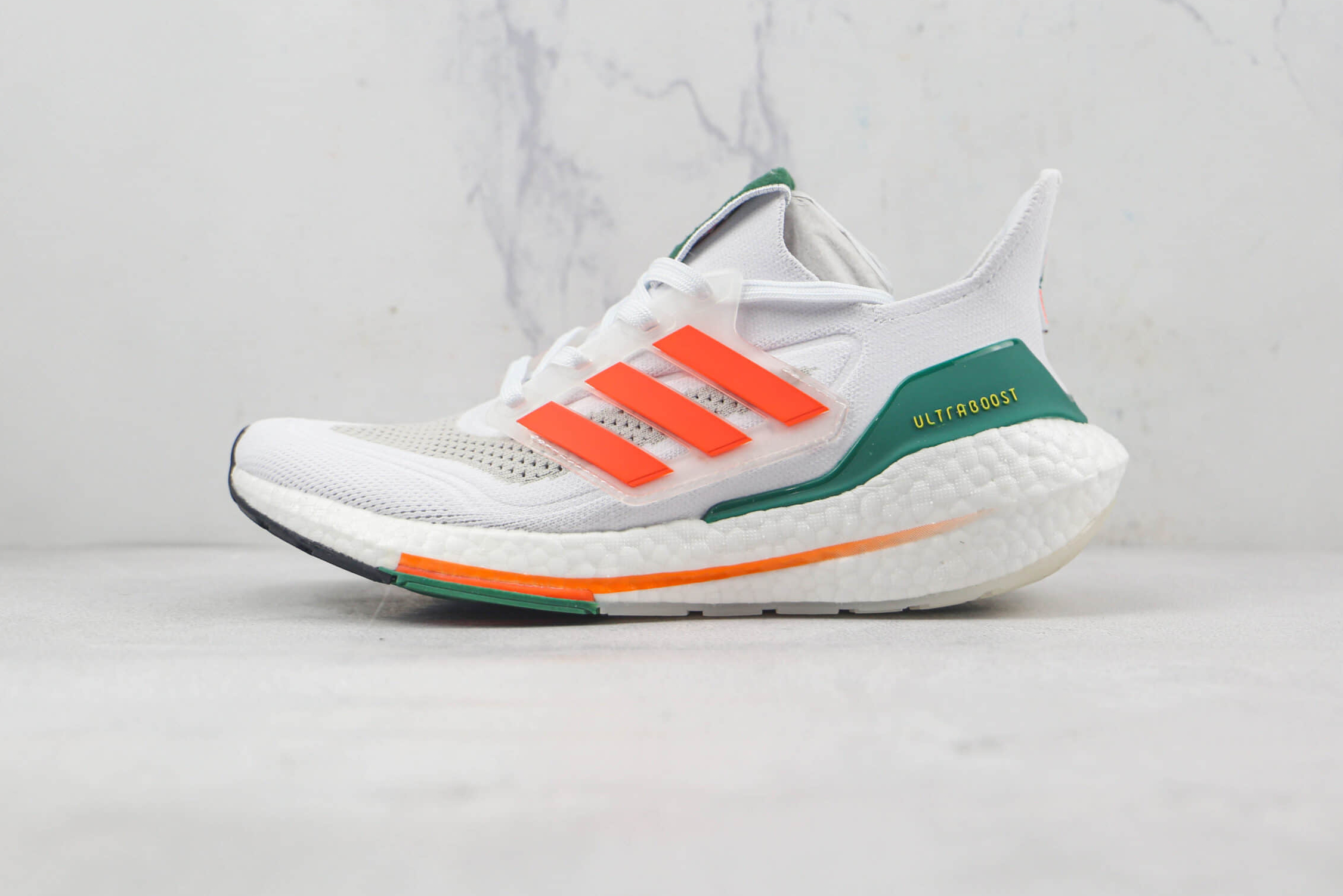 Adidas UltraBoost 21 'NCAA Pack - Miami' GX7966 | Premium Running Shoes